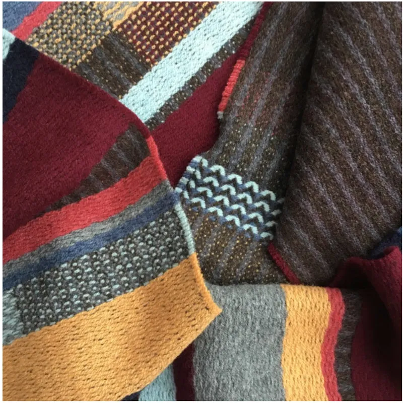 100% Merino Lambswool Scarf - Claret