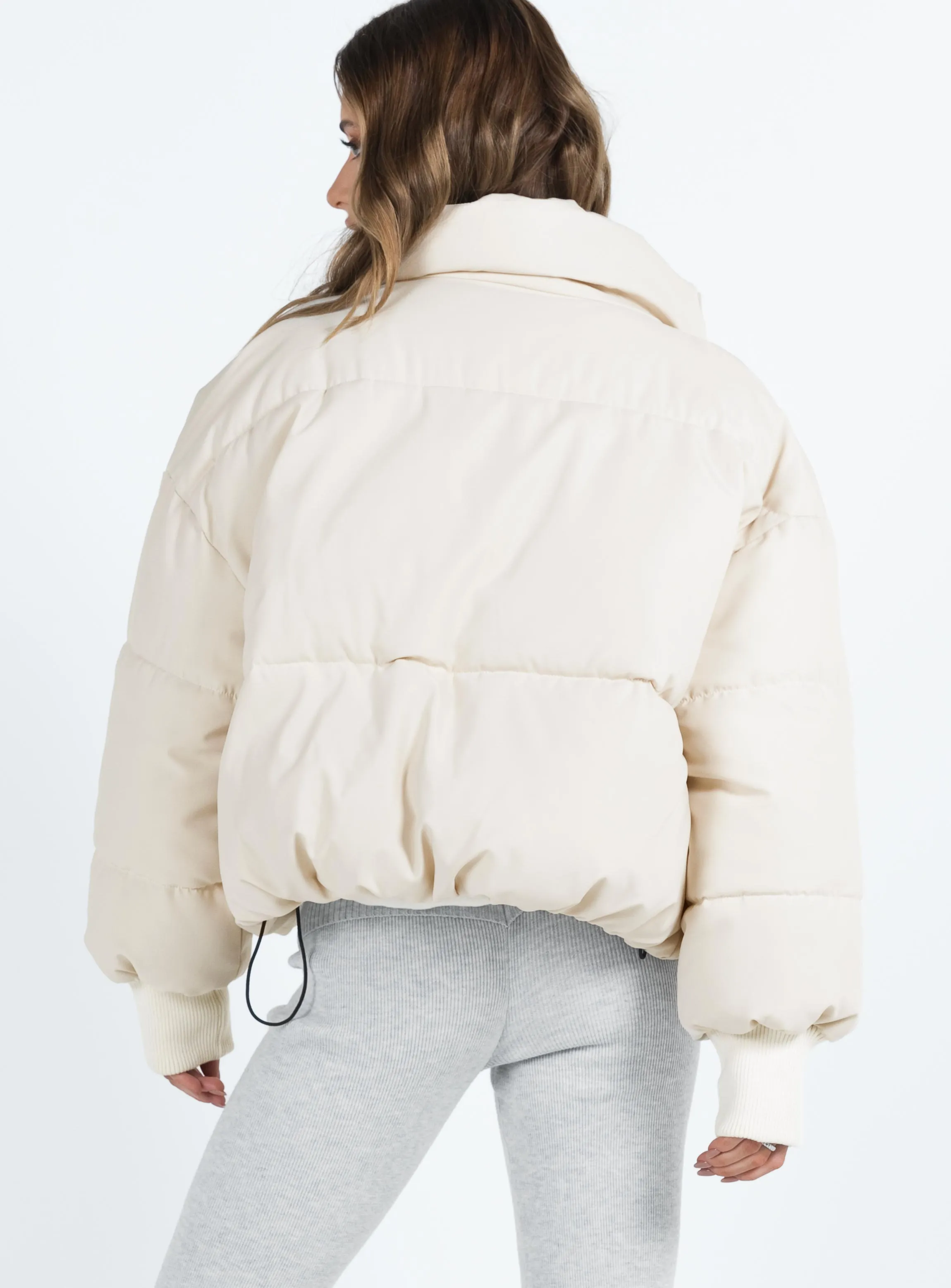 Abe Puffer Jacket Sand