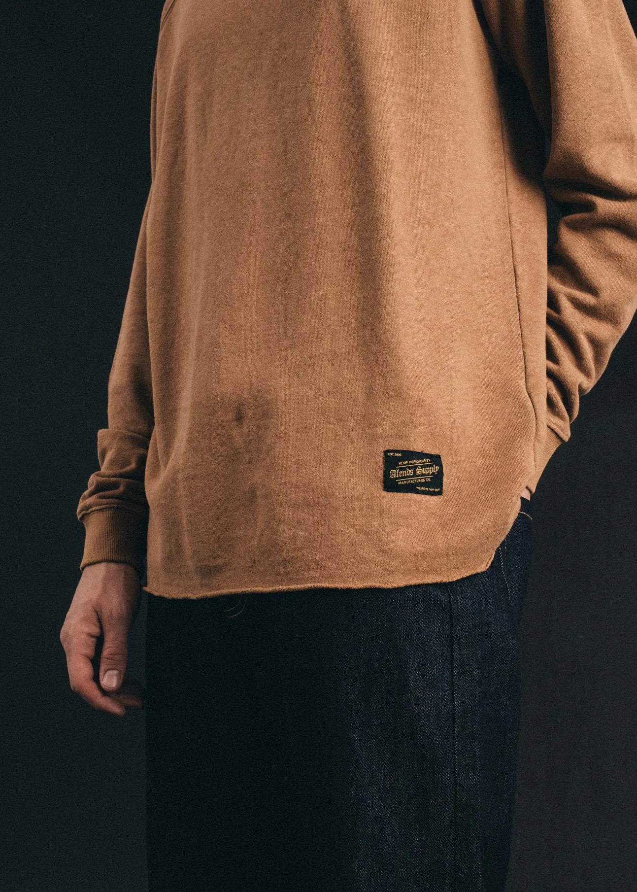 Afends Mens Raw 2 - Hemp Crew Neck Sweat