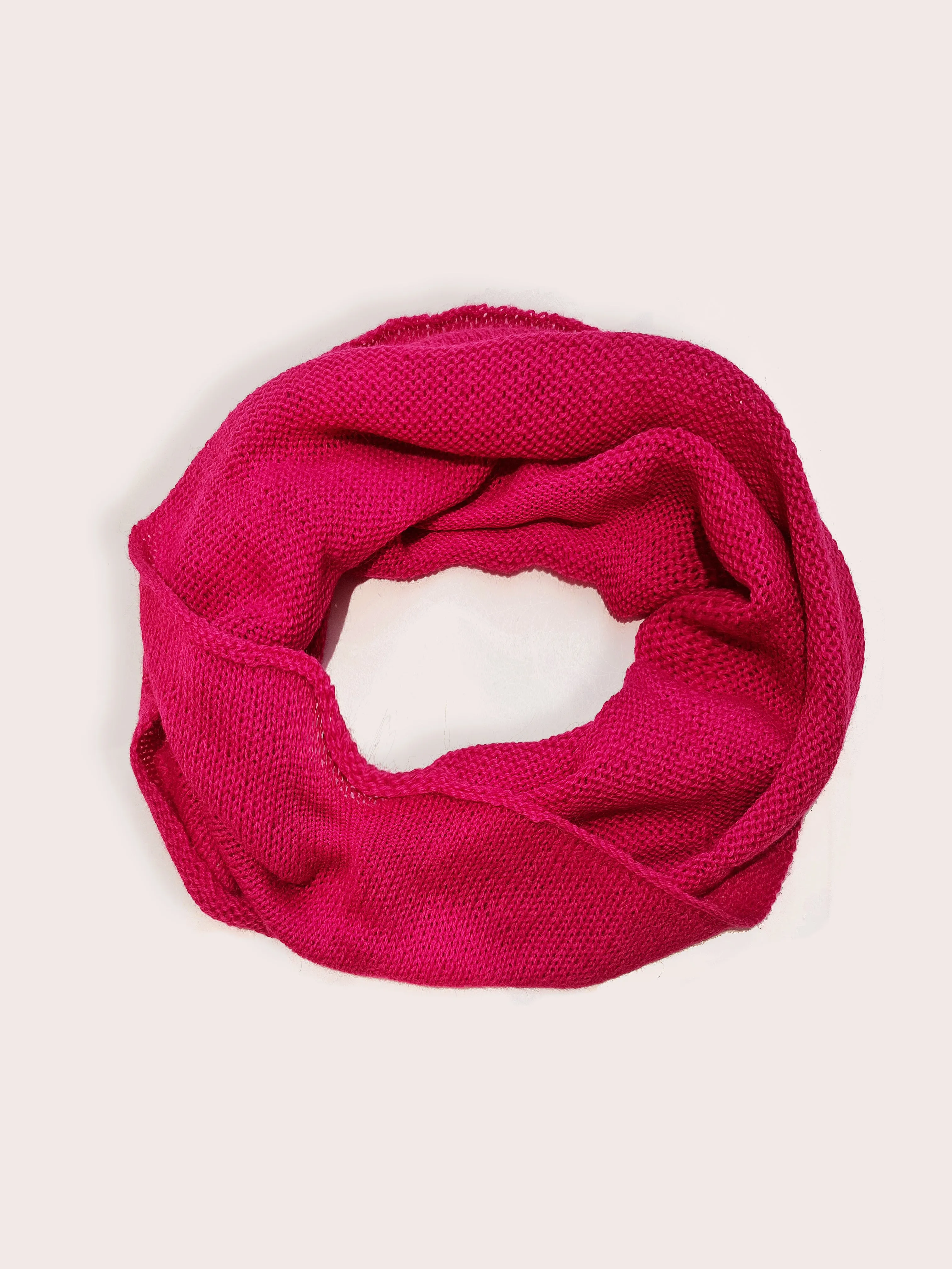 Amayi Alpaca - Infinity Scarf Bright Pink