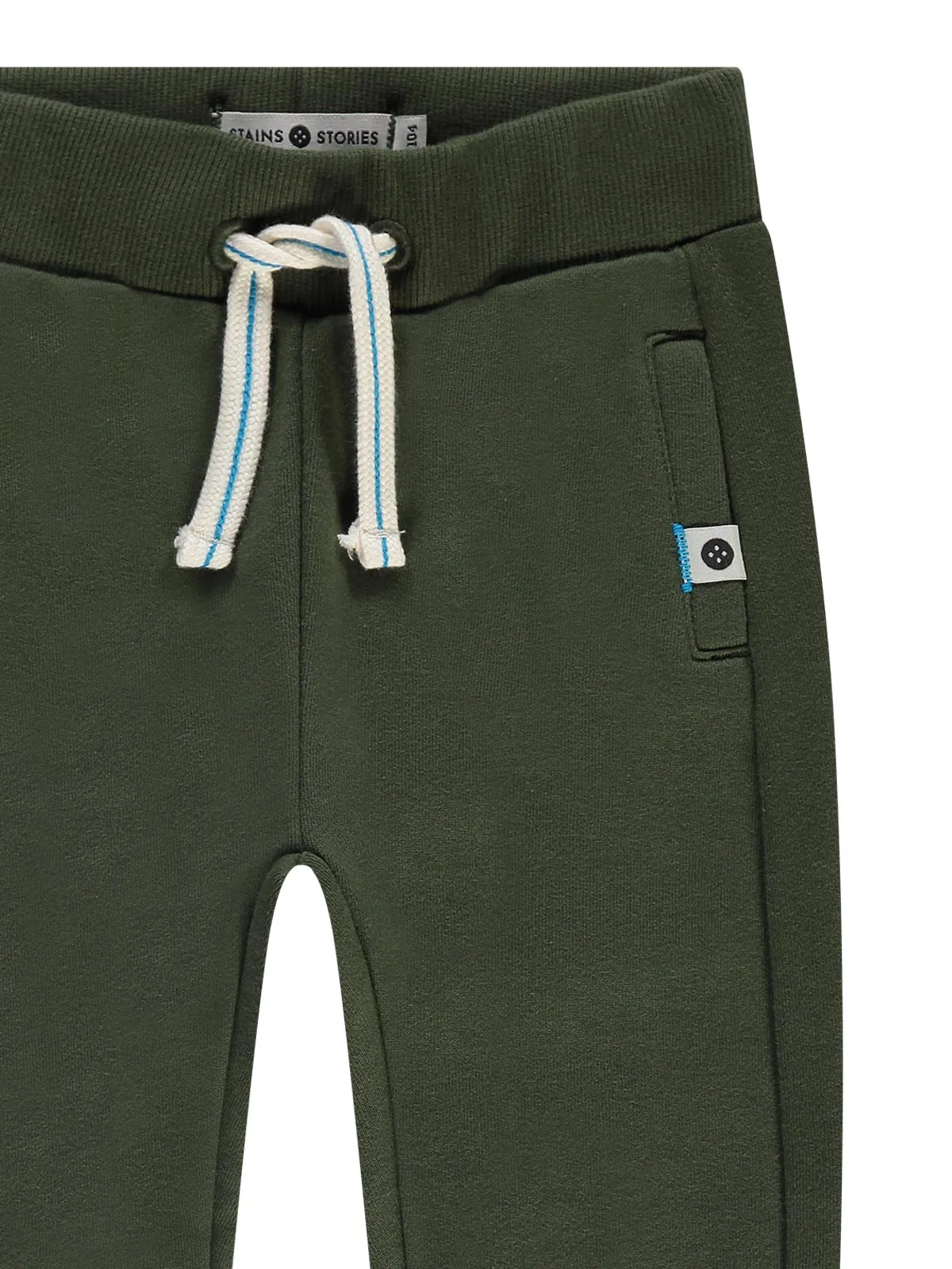 Babyface - Boys cotton green sweatpants-SSA24507281