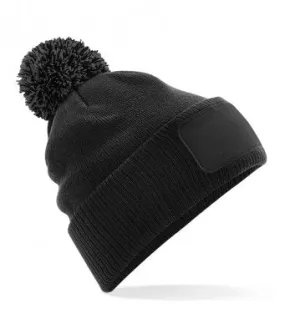 Beechfield Snowstar Printers Beanie pom pom Hat