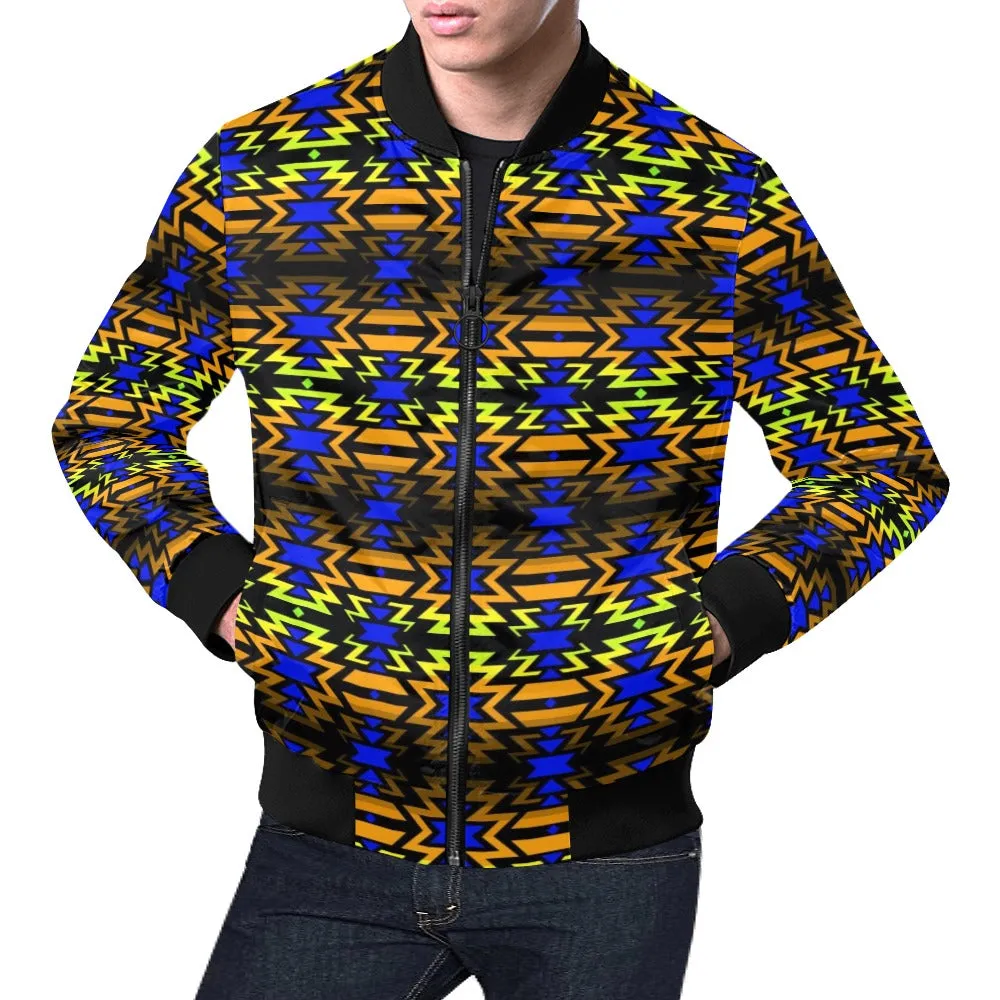 Black Fire Midsummer Nights Bomber Jacket for Men