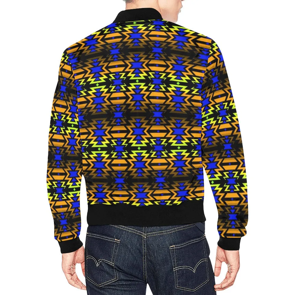 Black Fire Midsummer Nights Bomber Jacket for Men