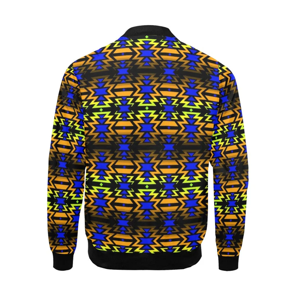 Black Fire Midsummer Nights Bomber Jacket for Men