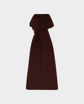 Cashmere Ribbed Scarf