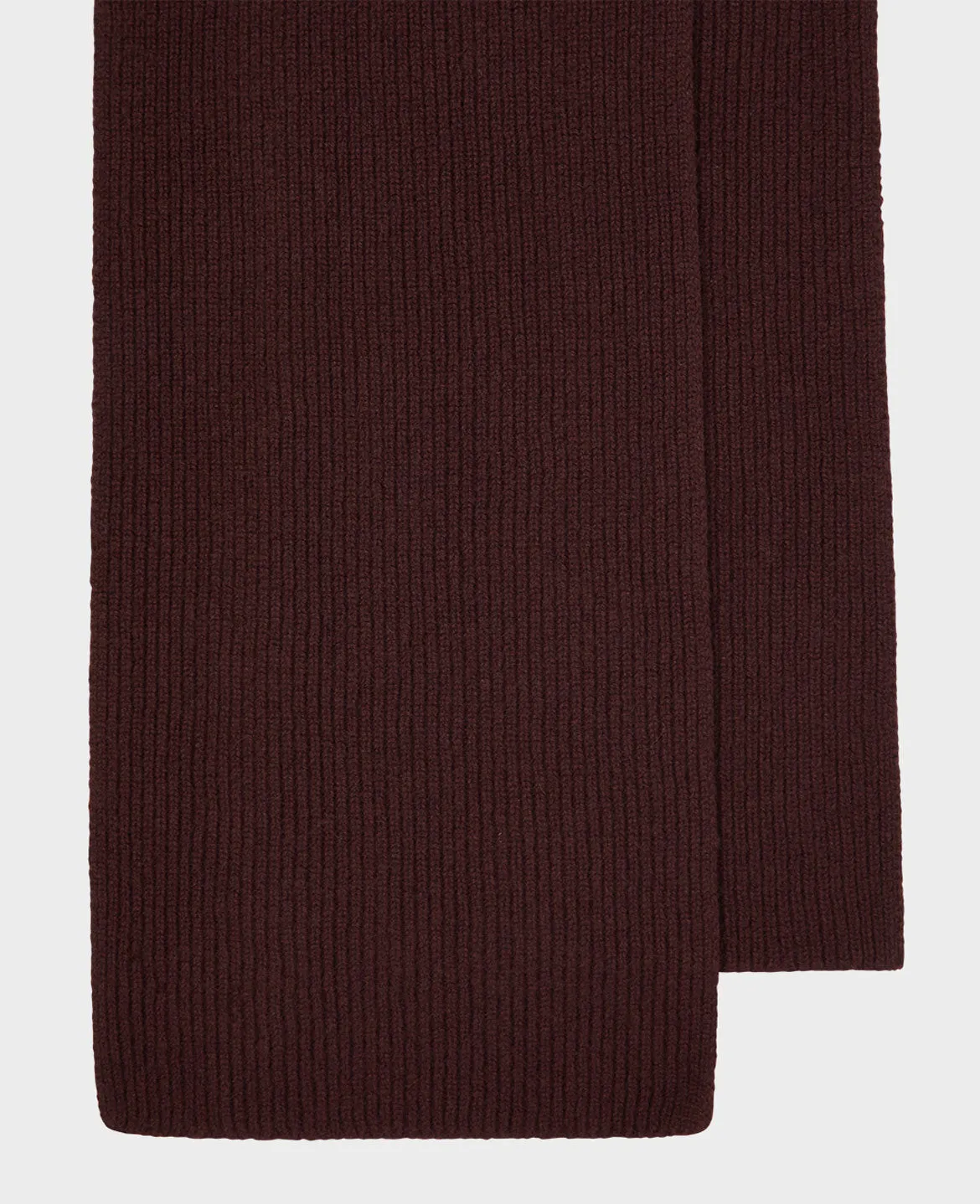 Cashmere Ribbed Scarf