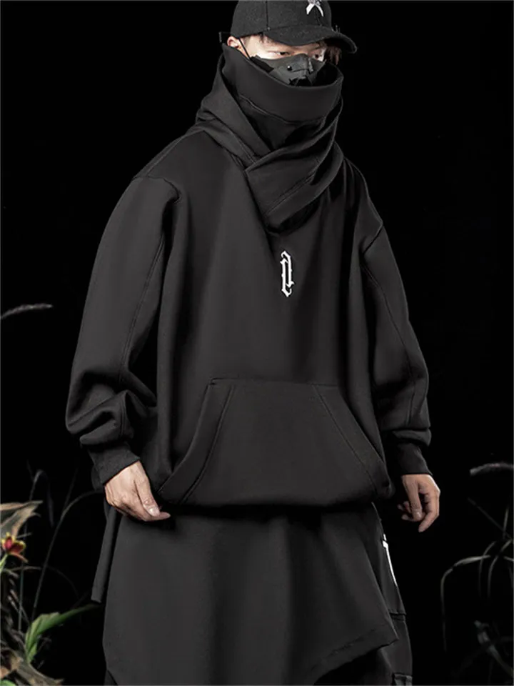 Cool Japanese Street Style Turtleneck Face Cover Ninja Hoodies