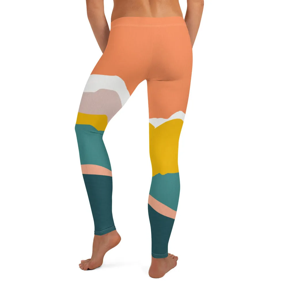 Death Valley Retro Leggings