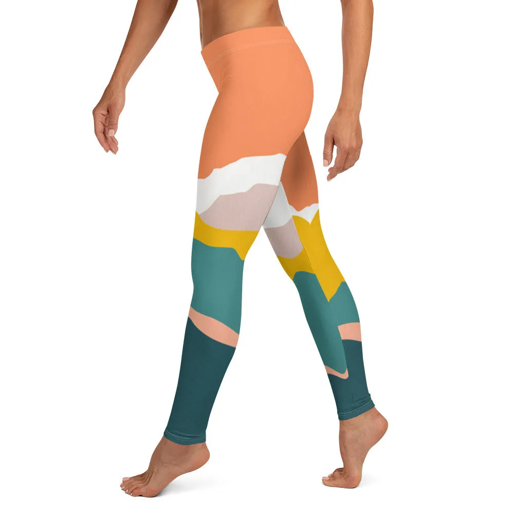 Death Valley Retro Leggings