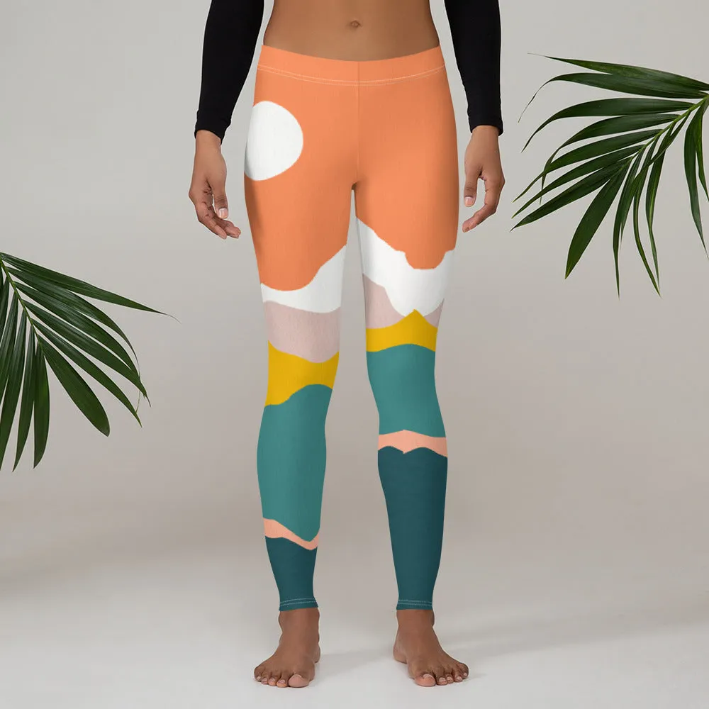 Death Valley Retro Leggings