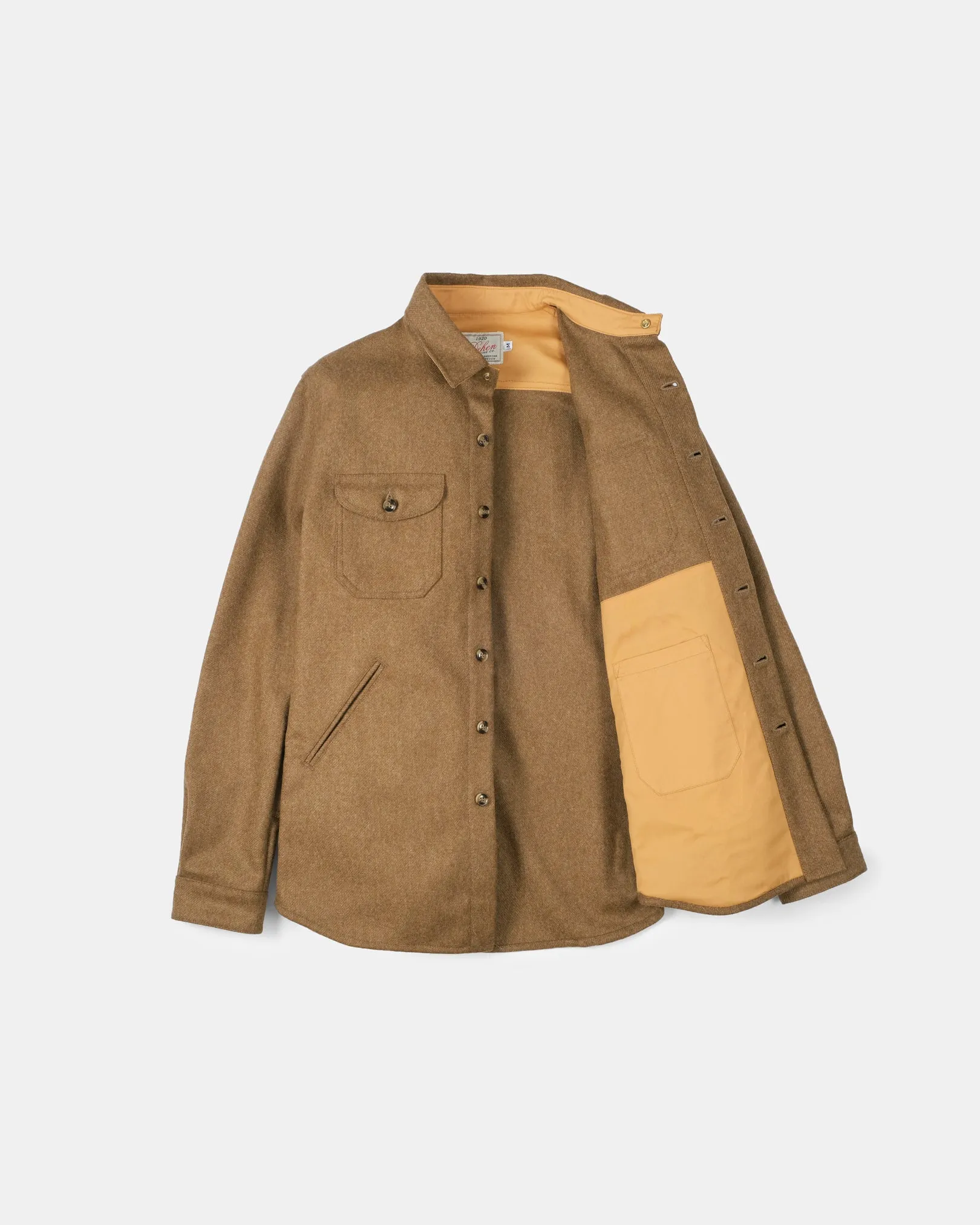 Dehen Over Shirt Crissman Dark Tan Mix FW24