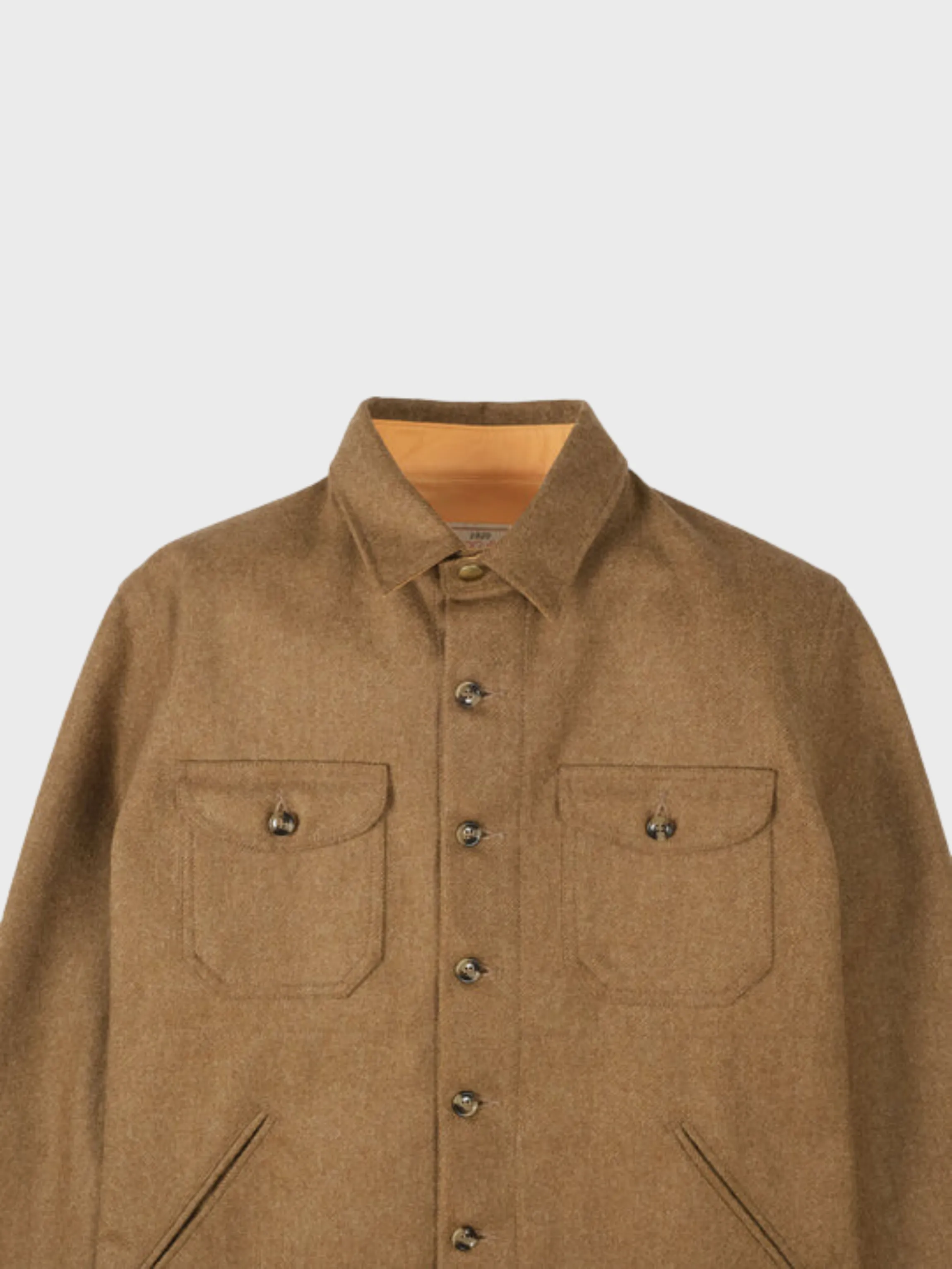 Dehen Over Shirt Crissman Dark Tan Mix FW24