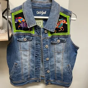 Designed Jean Vest