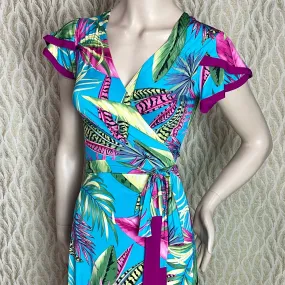 DIVINE LOTUS WRAP DRESS | Prints