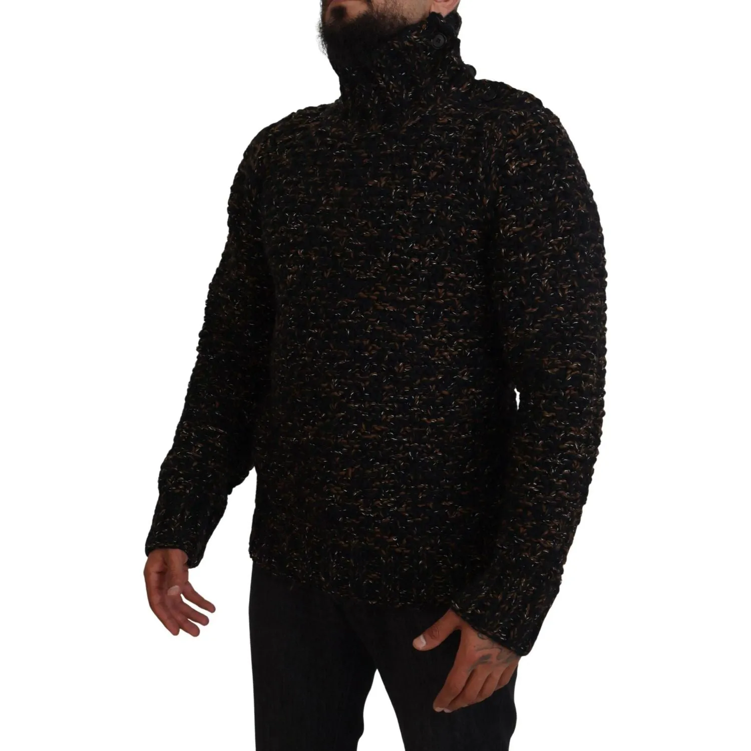 Dolce & Gabbana Elegant Turtleneck Sweater in Luxurious Wool Blend