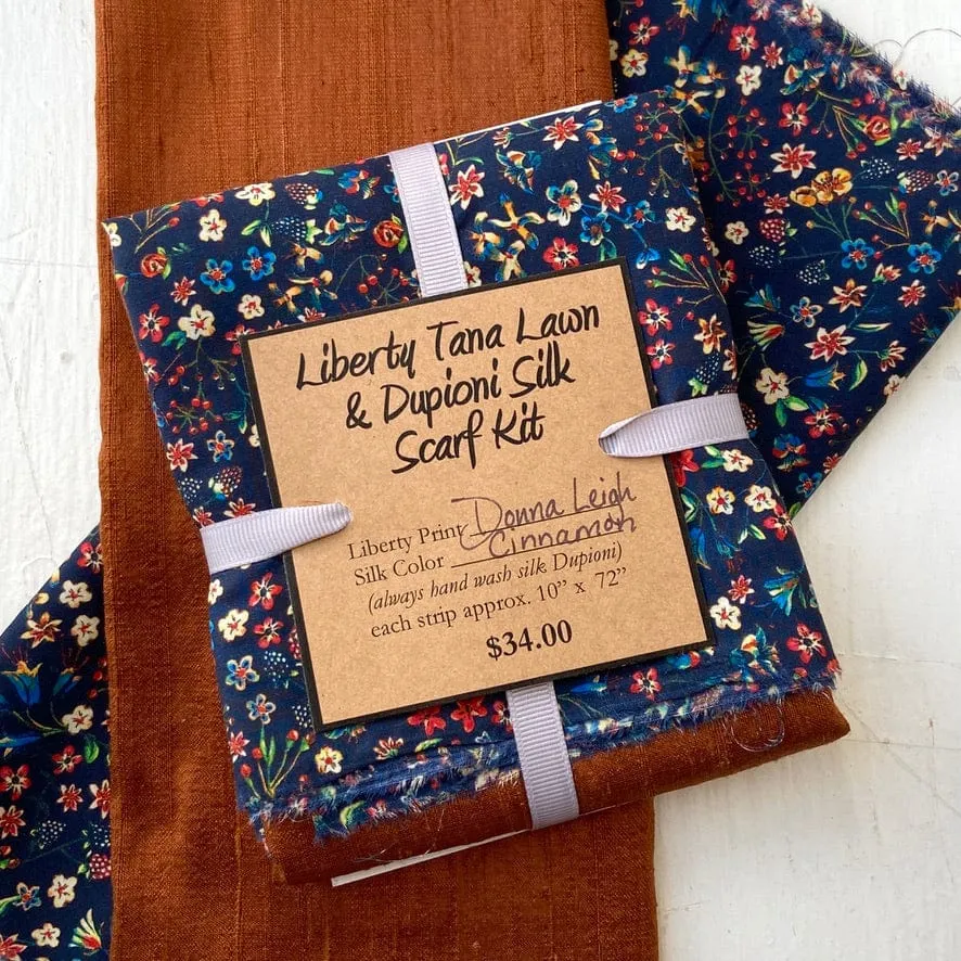 Donna Leigh & Cinnamon - Liberty and Silk Scarf Kit 2024