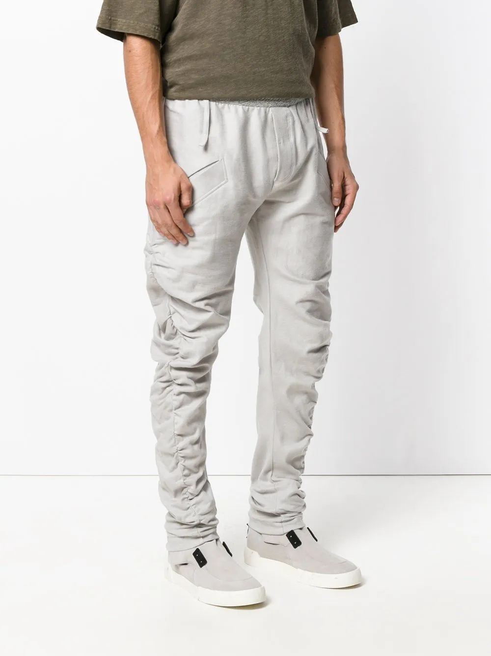 Draped Slim Pant Dust