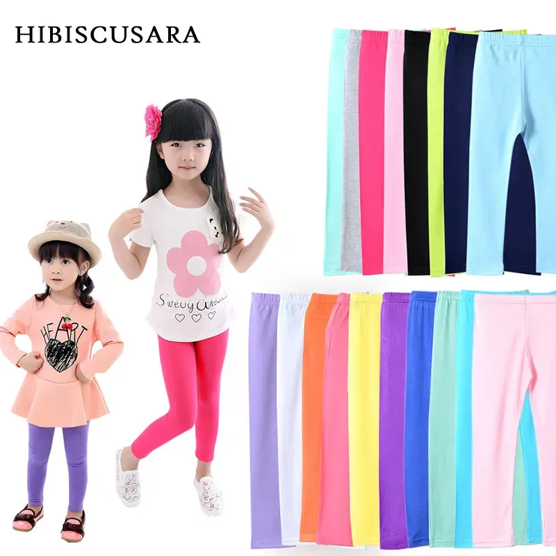 Elastic Modal Cotton Kids Leggings