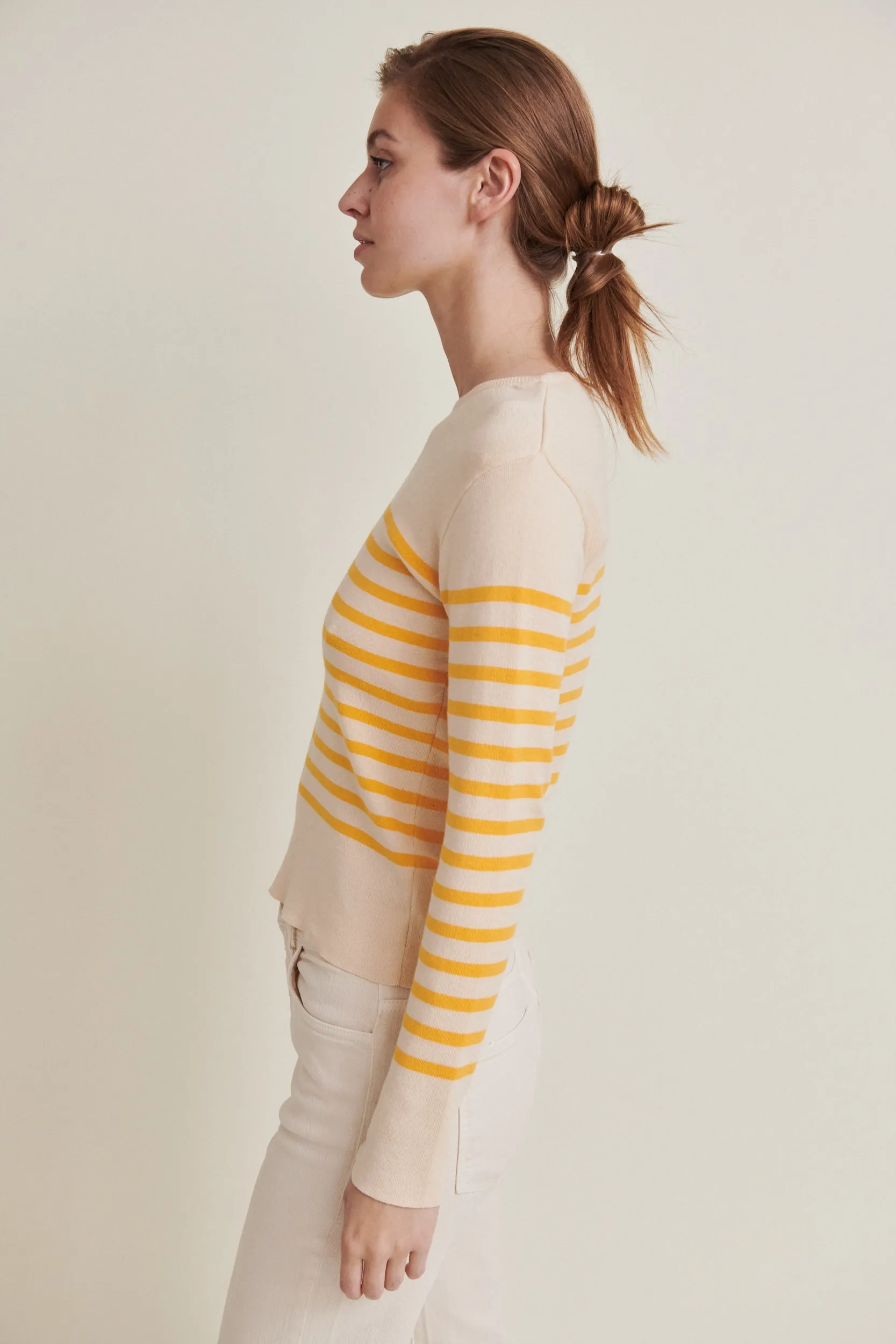 Ella Sweater - Birch / Artisans Gold