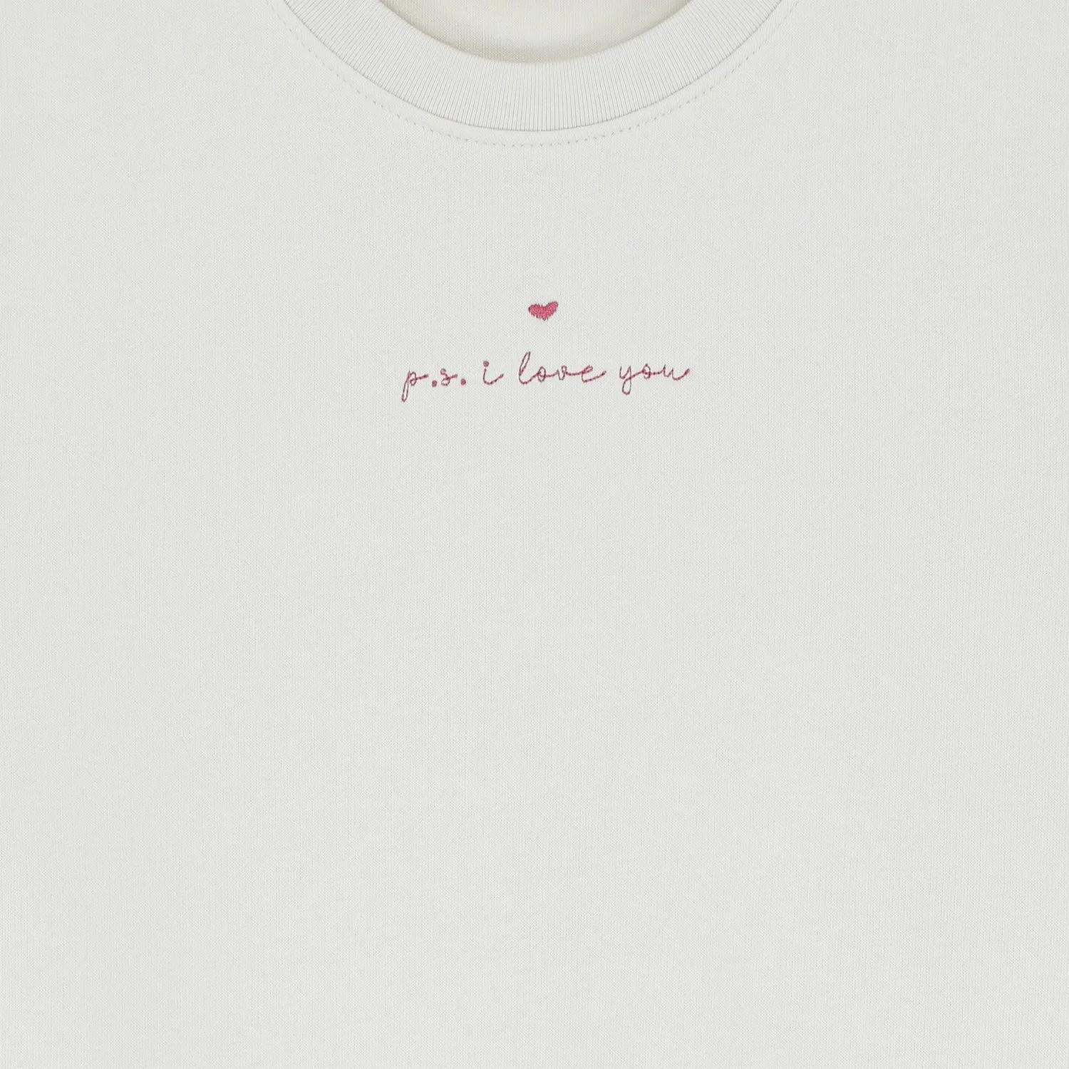 Elle and Rapha Sweater P.S. I Love You | Ivory