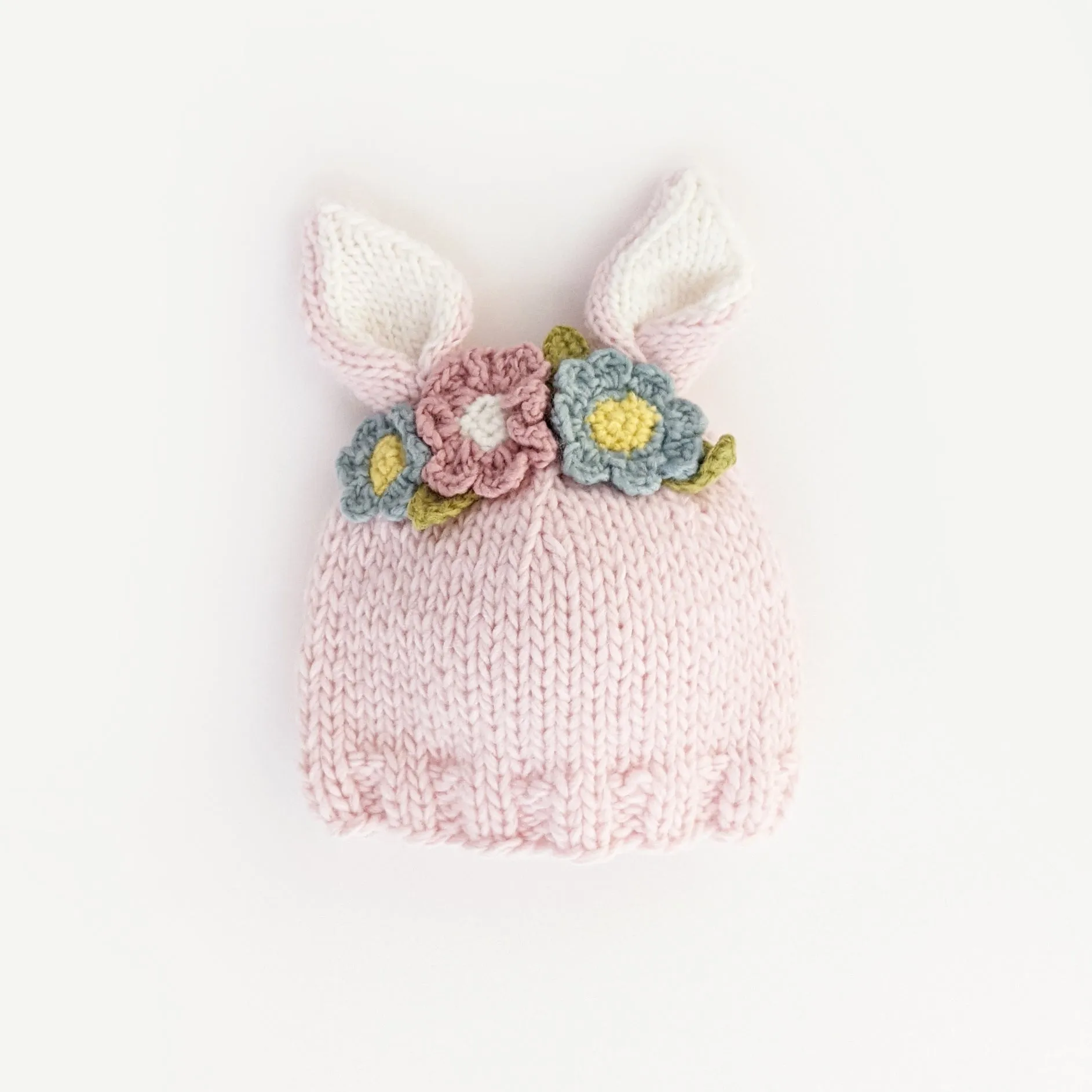 Flower Bunny Beanie Blush/Multi