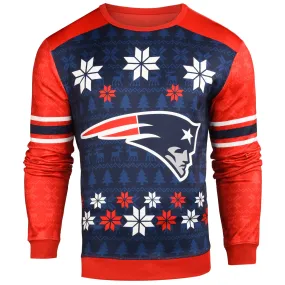 Forever Collectibles NFL Men's New England Patriots Printed Ugly Sweater