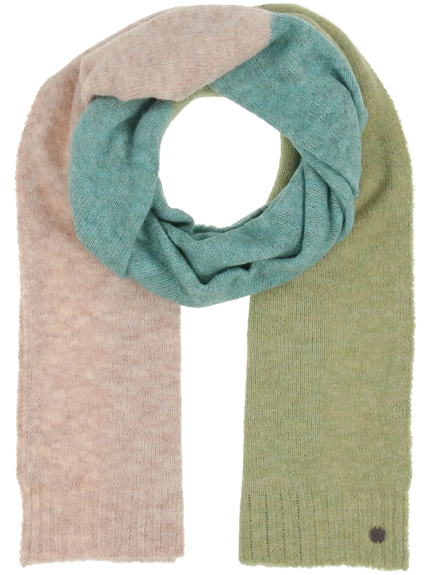 Fraas Block Stripe Eco Knit Scarf