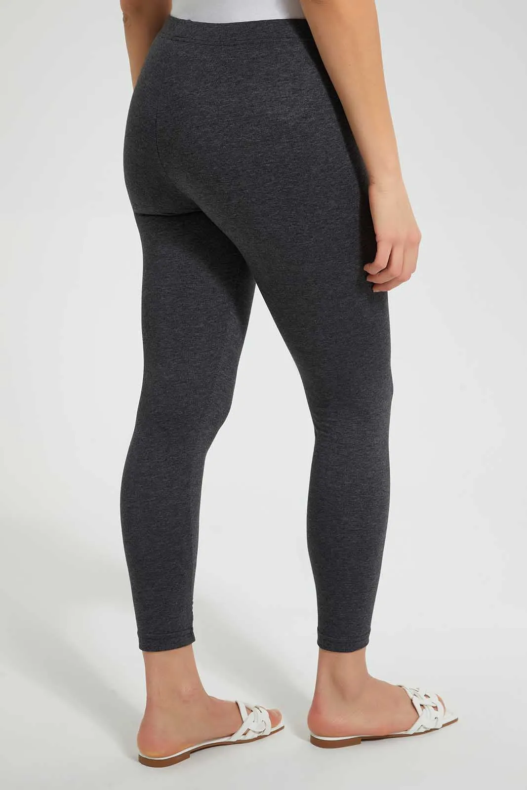 Grey Melange Leggings