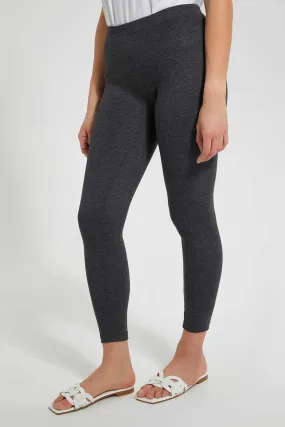 Grey Melange Leggings