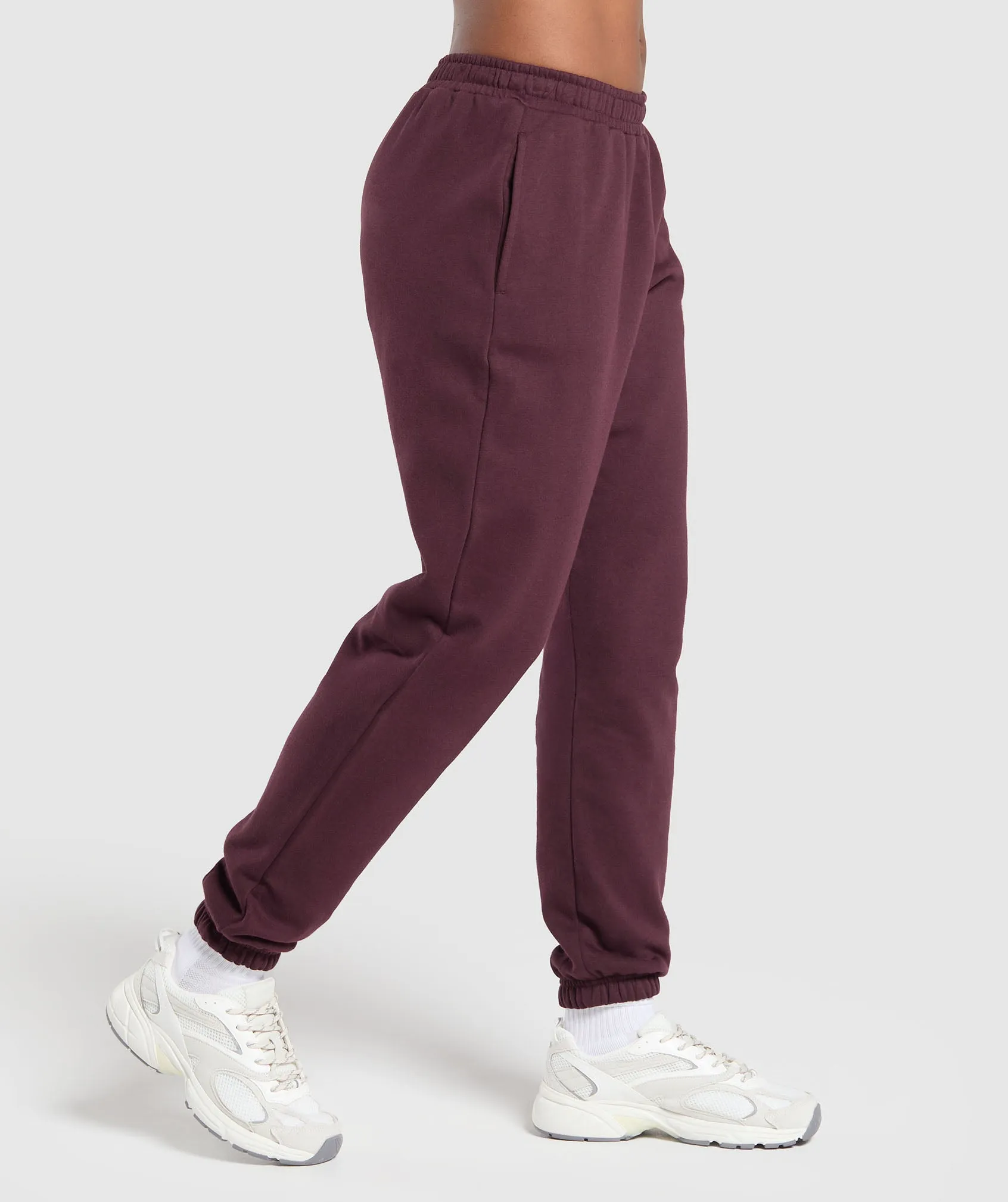 Gymshark Collegiate Lifestyle Fleece Joggers - Depth Purple