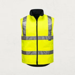 Hi Vis Fleece Lined Reversible Vest