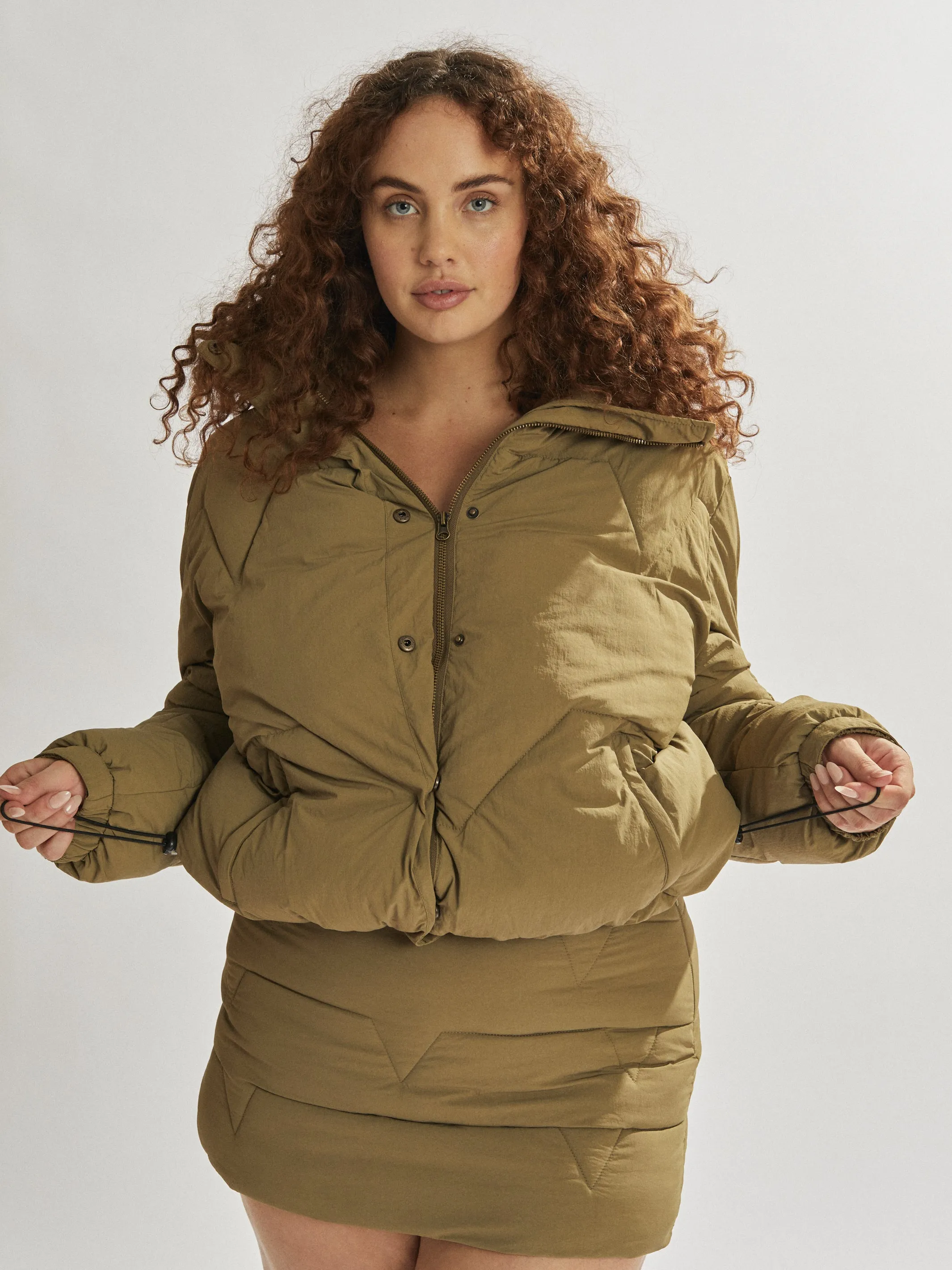 Iggy Puffer Jacket Khaki