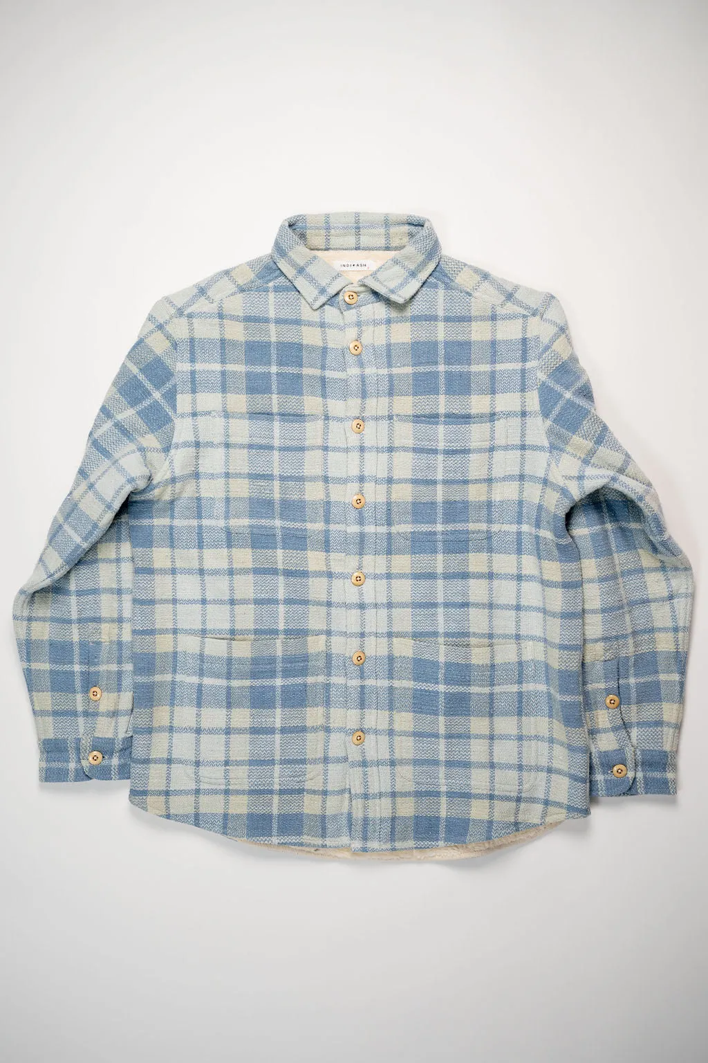 Indi   Ash Cole Overshirt - Faded Santa Fe Handwoven Plaid