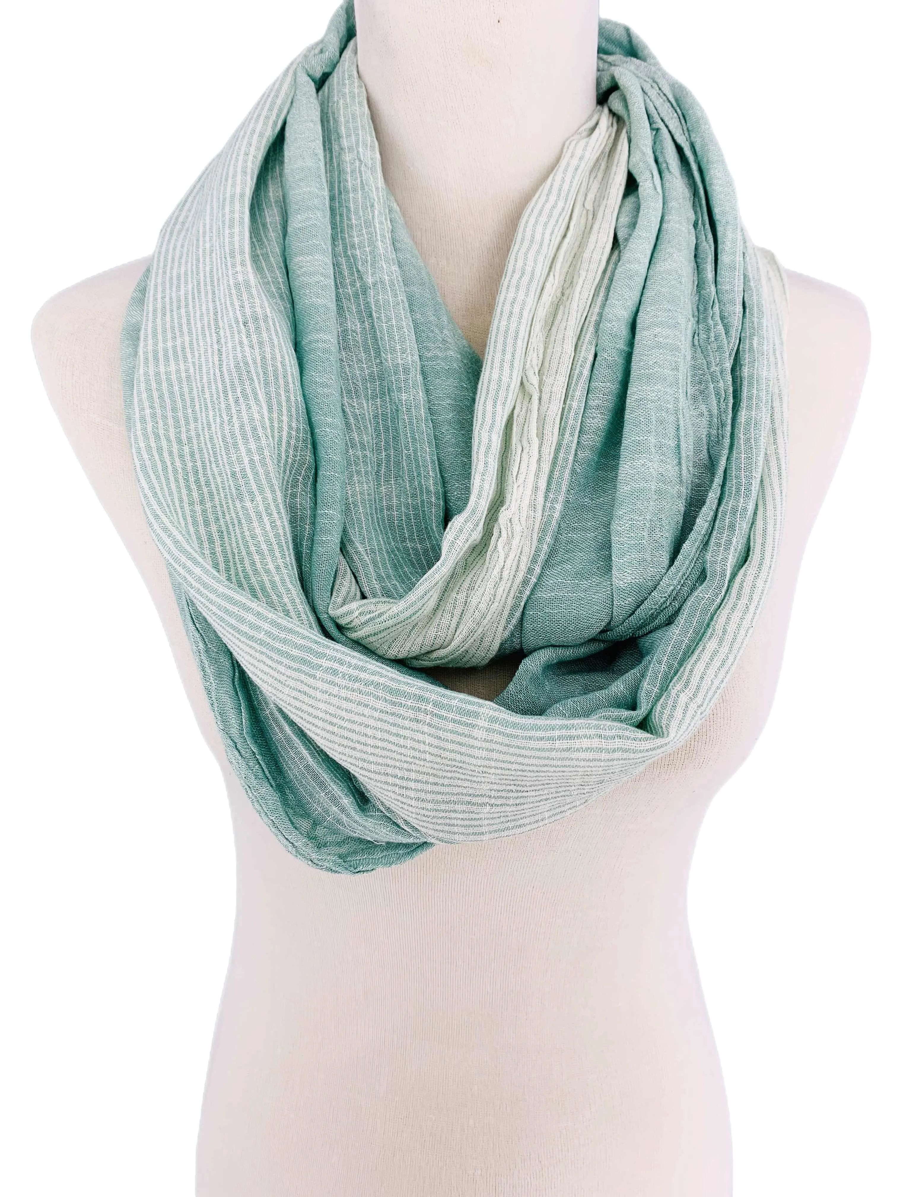 JC011903 Stripe Infinity Scarf