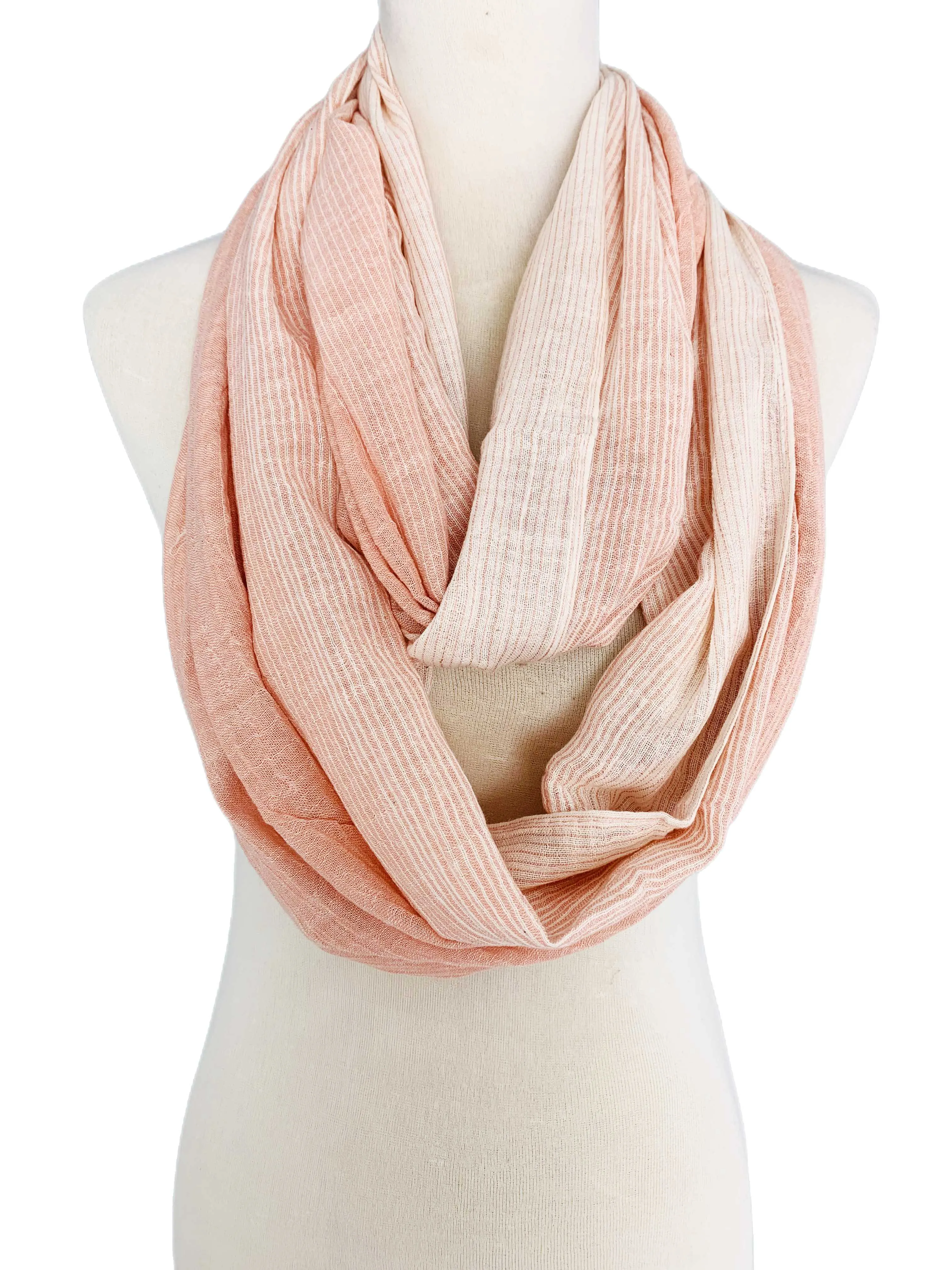 JC011903 Stripe Infinity Scarf