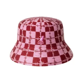 Kangol Barbed Check Bucket Hat