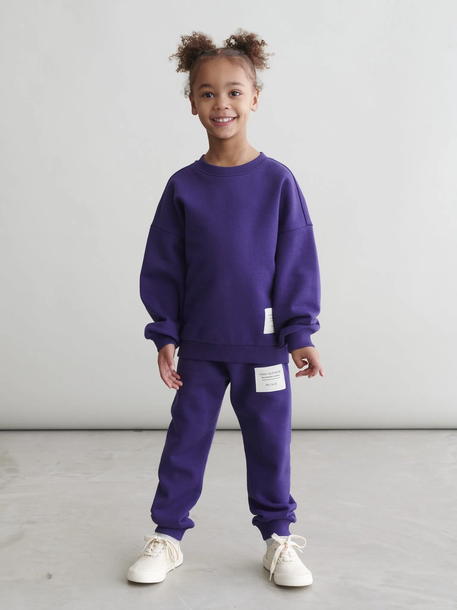 Kids' Superpower Sweatpants Violet Indigo