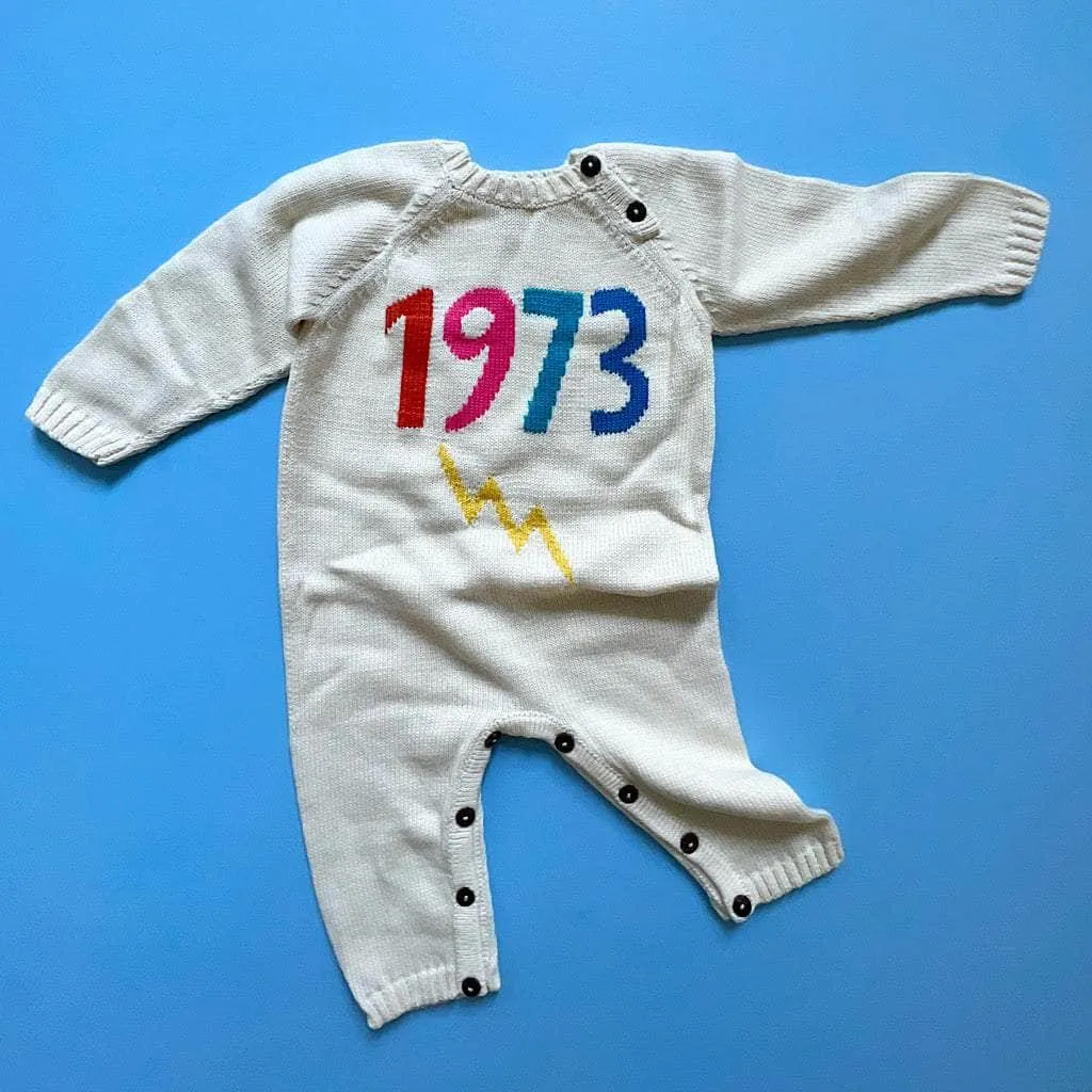 Knit Feminist Baby Gift Set with 1973 Romper