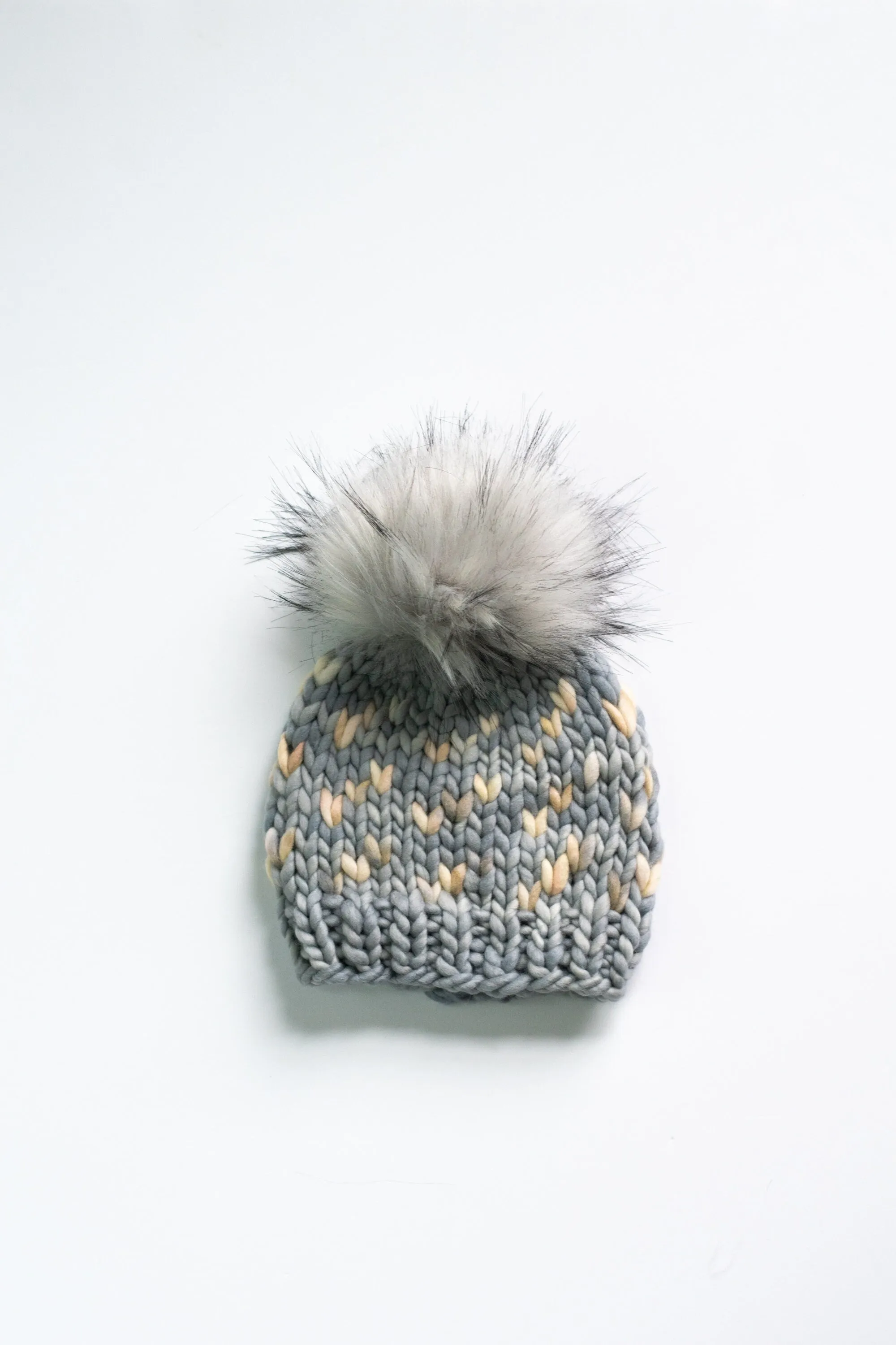 KNITTING PATTERN: Migrations Beanie, Easy Fair Isle Hat Knitting Pattern for Super Bulky Yarn