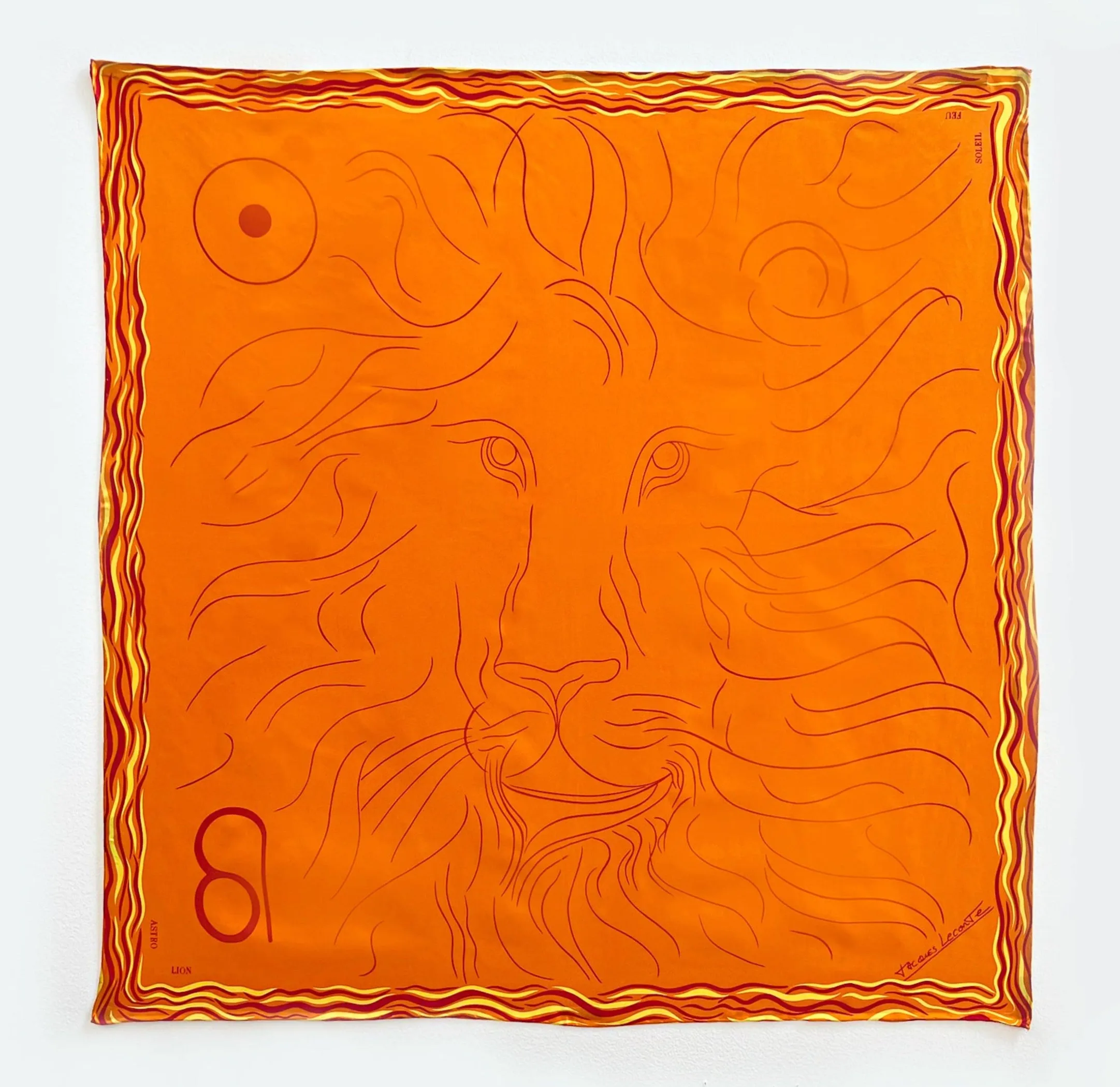 LEO SILK SCARF - JACQUES LECONTE