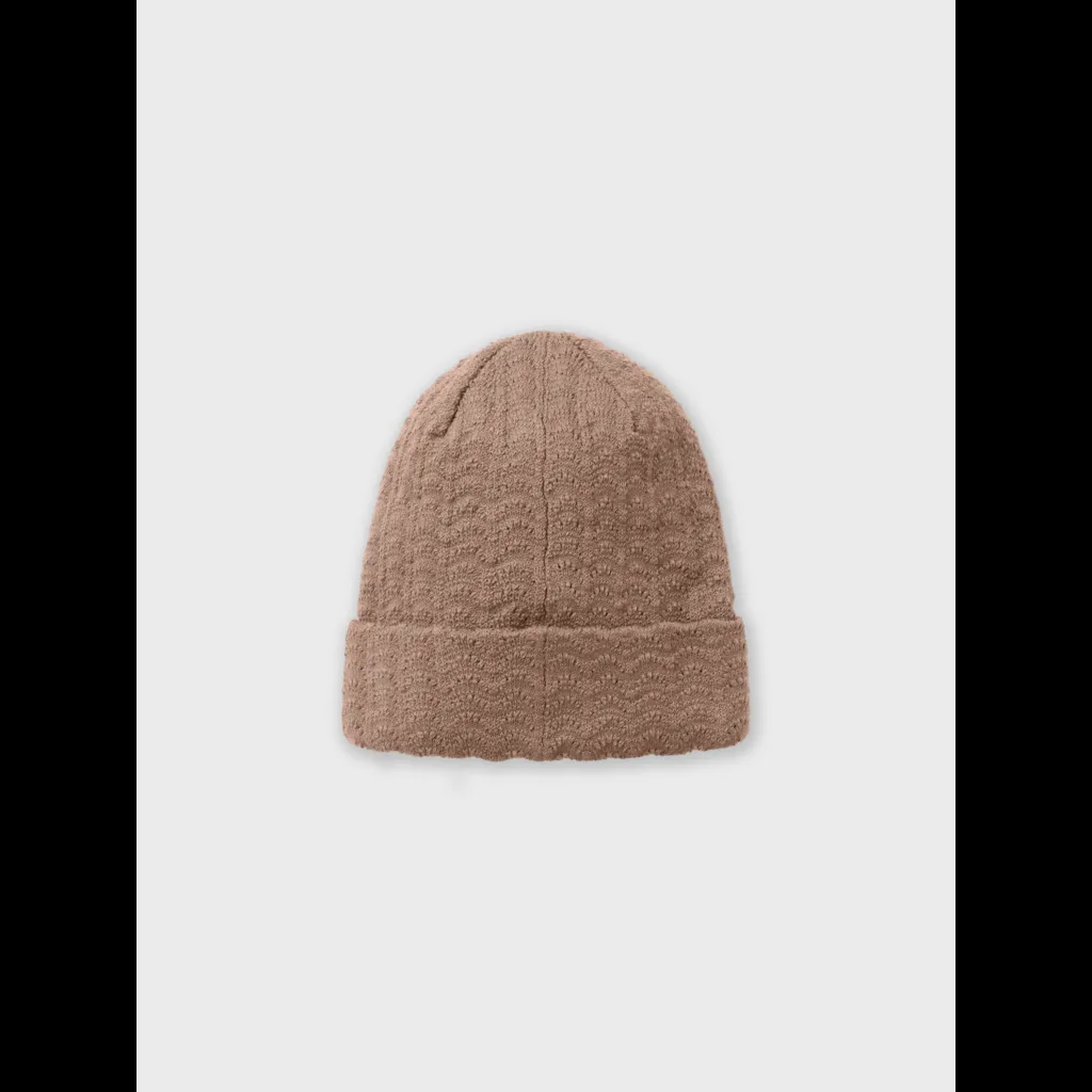 Lil' Atelier Mini NALU KNIT HAT - Beaver Fur