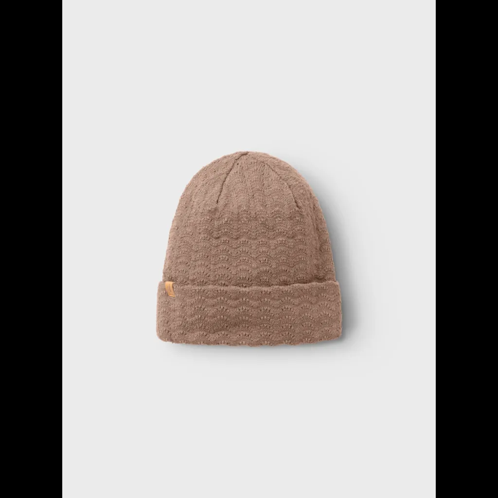 Lil' Atelier Mini NALU KNIT HAT - Beaver Fur