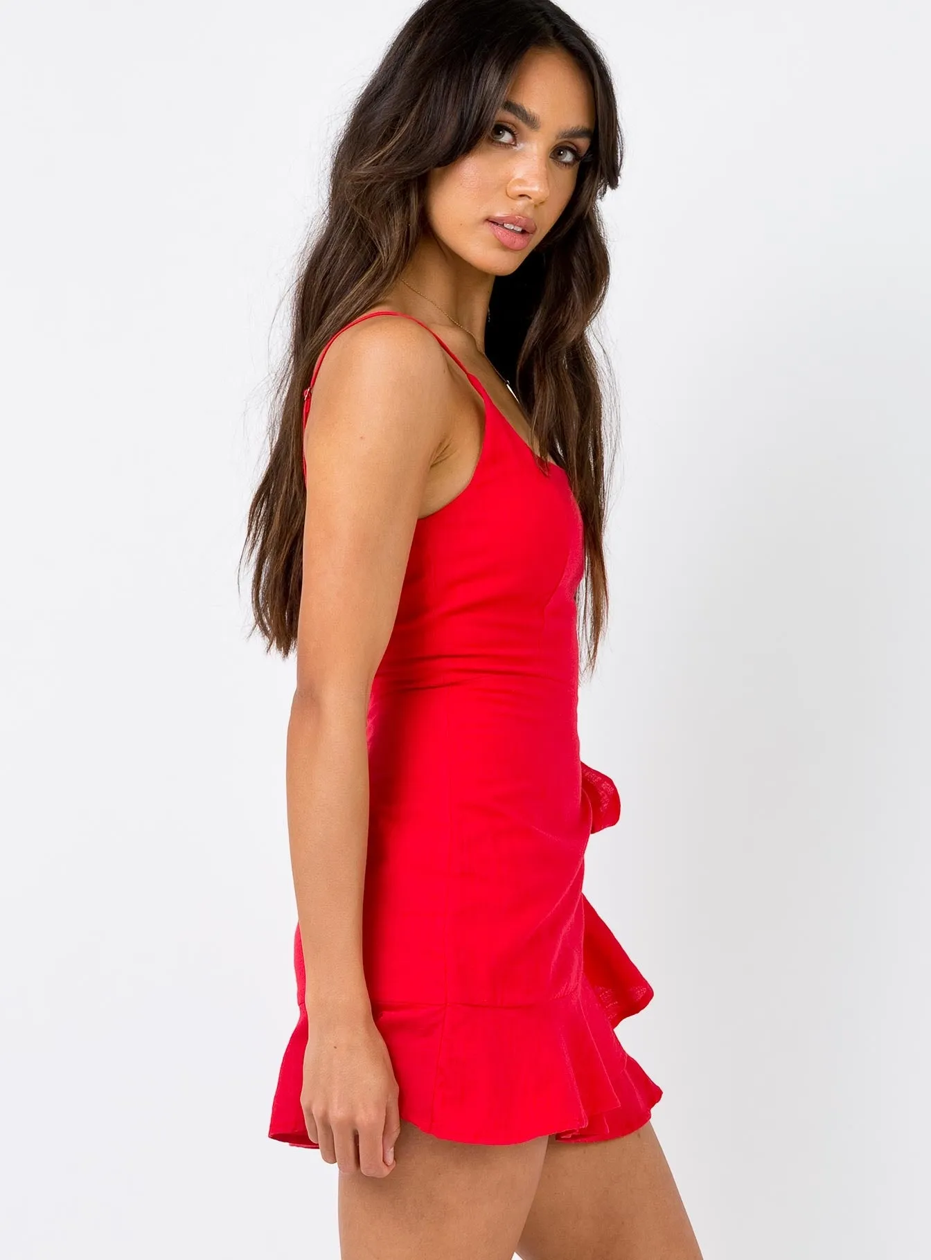 Love Lane Mini Dress Red