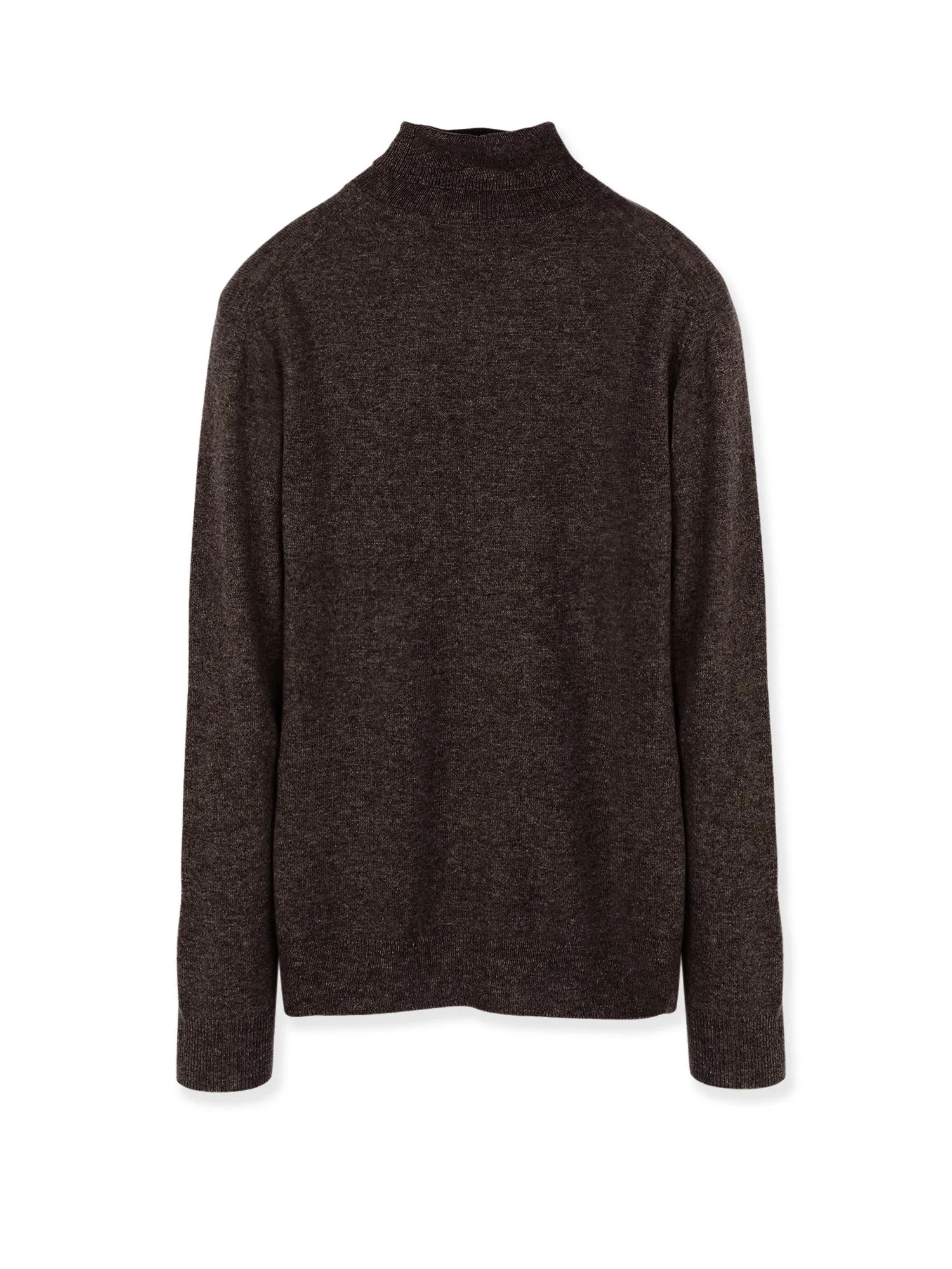 Men Turtleneck Sweater_Cocoa Brown