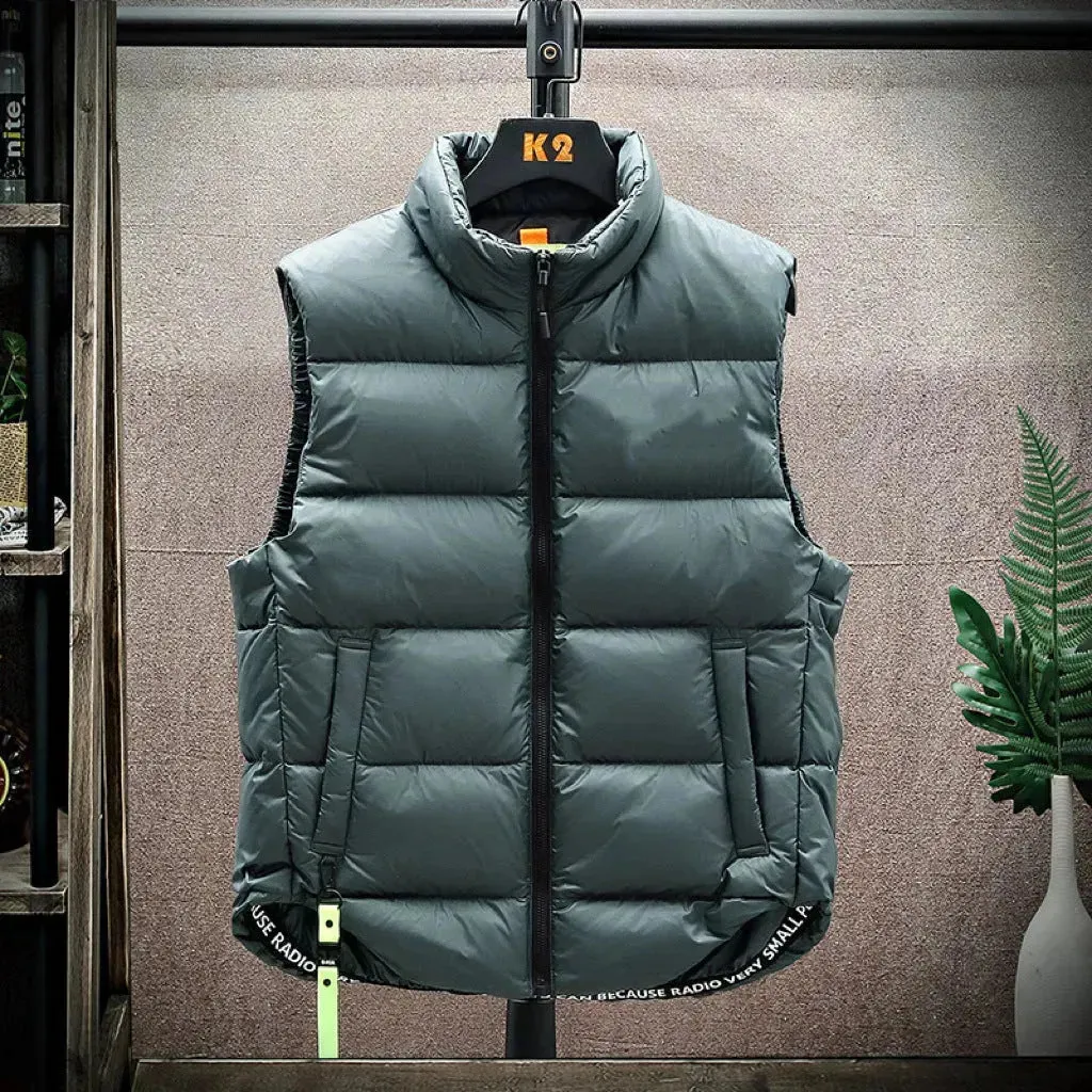 Men's Winter Vest Jacket Sleeveless Down Vest for Men Puffer Vest