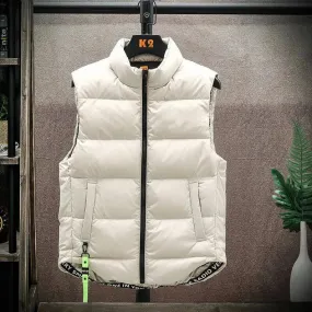 Men's Winter Vest Jacket Sleeveless Down Vest for Men Puffer Vest