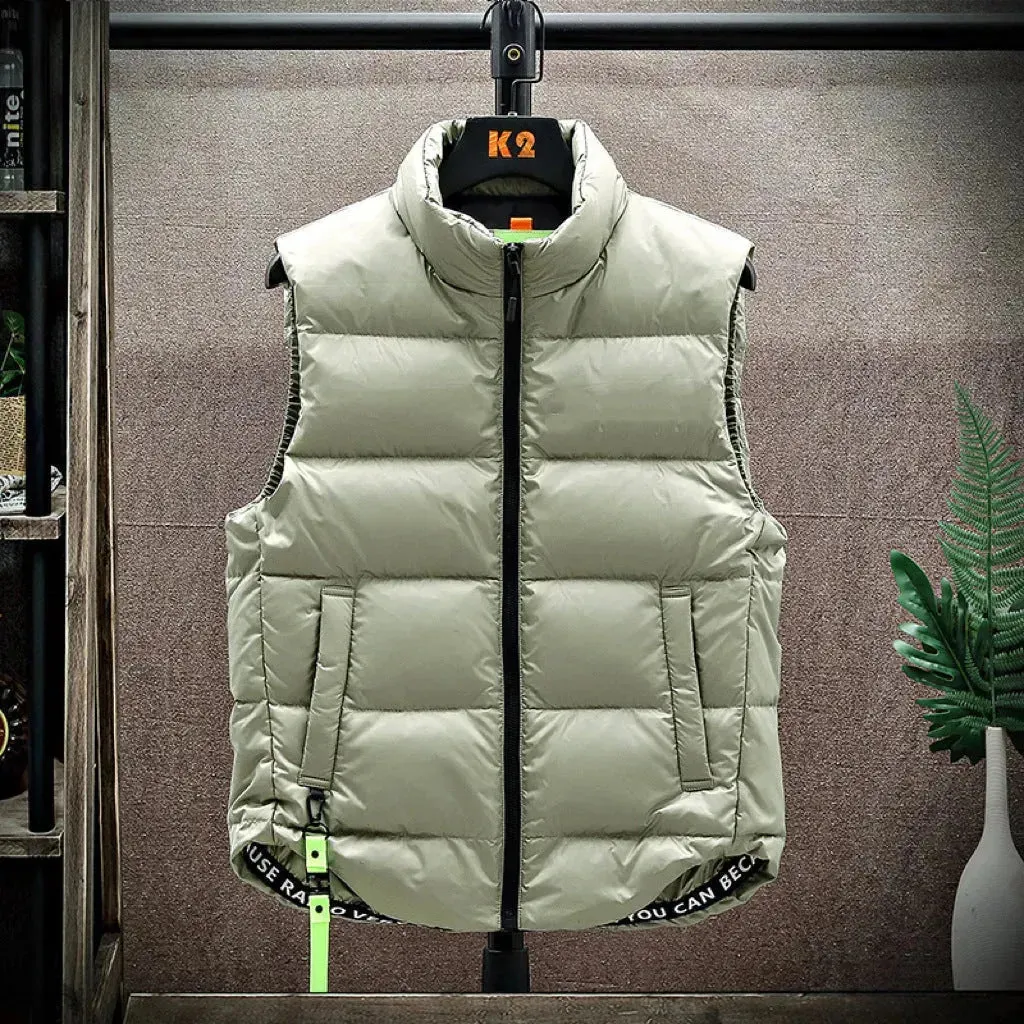 Men's Winter Vest Jacket Sleeveless Down Vest for Men Puffer Vest