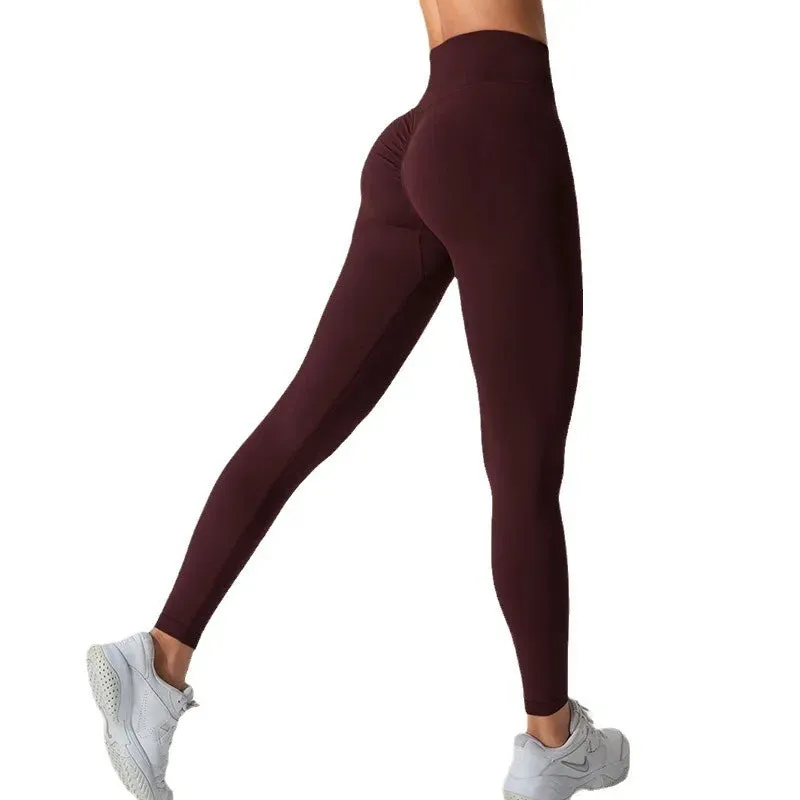 NCLAGEN Women's Seamless Yoga Leggings