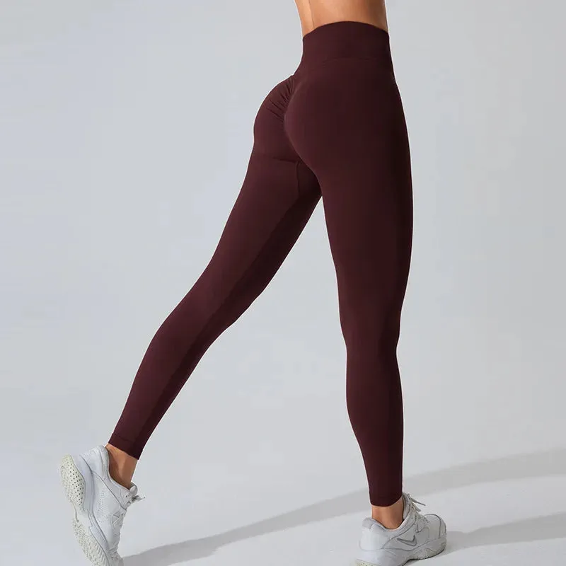 NCLAGEN Women's Seamless Yoga Leggings